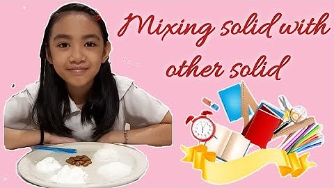 Mixing Solid with other Solid Materials | Science Experiment ! | @DiscoveringWithVanah