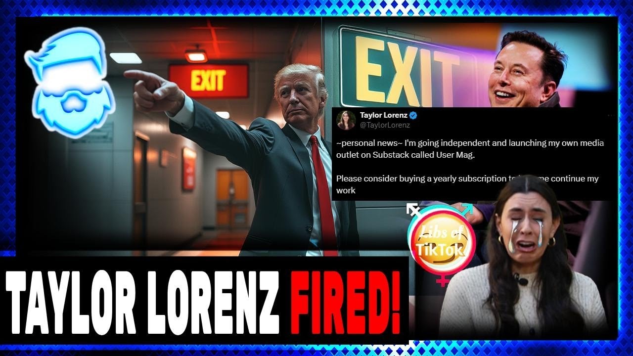 The Most Vile Woke Reporter In History FIRED! Taylor Lorenz FINALLY Ran Out Of MSM & World Rejoices!