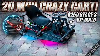 $250 - DIY Stage 3 Razor Crazy Cart XL Build - 20mph