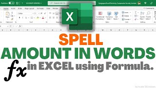 Convert Amount to Words in Excel | Automatically Spell numbers using VBA Code