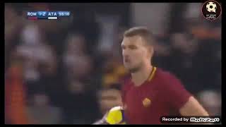 Gol Edin Dzeko Roma-Atalanta 1-2