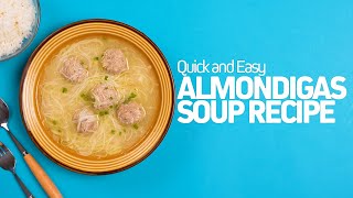 Easy Almondigas Soup Recipe