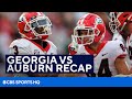 Georgia Destroys Auburn Highlight and Recap | CBS Sports HQ