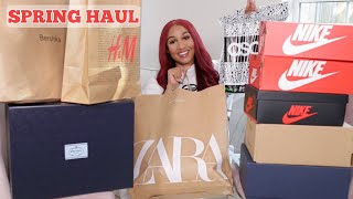 HUGE SPRING 2021 HAUL: FARFETCH, ZARA, ASOS, NIKE, BERSHKA & MORE | SHERLINA NYM