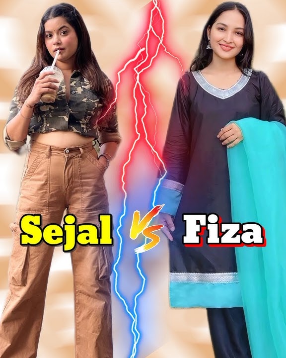 Sejal Gaba Vs Fiza Khan spn Comparison ❓#sejalgabashorts #fizakhanspn #shorts