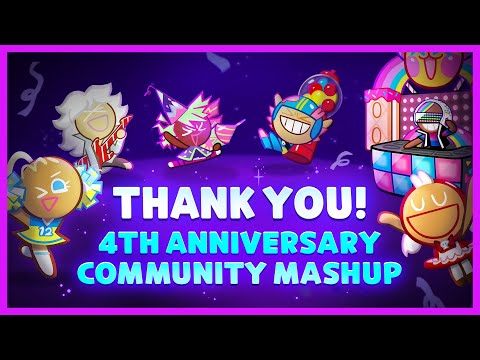 Cookie Run: OvenBreak 4th Anniversary Fan Art Mashup 💕