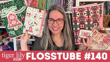 Flosstube 140 - Bring on the Christmas Stitching & Knitting Sweater Fun