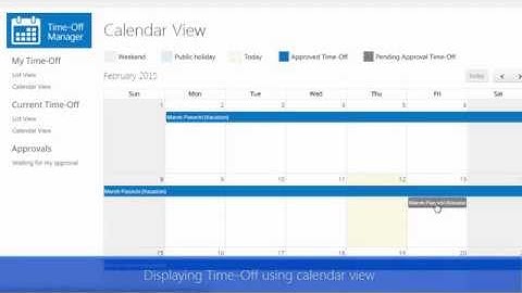 Time-Off Manager User Guide