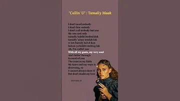 Callin U Tamally Maak Lyrics Elyanna Lyrics Callinutamallymaak Song Trendingsong 