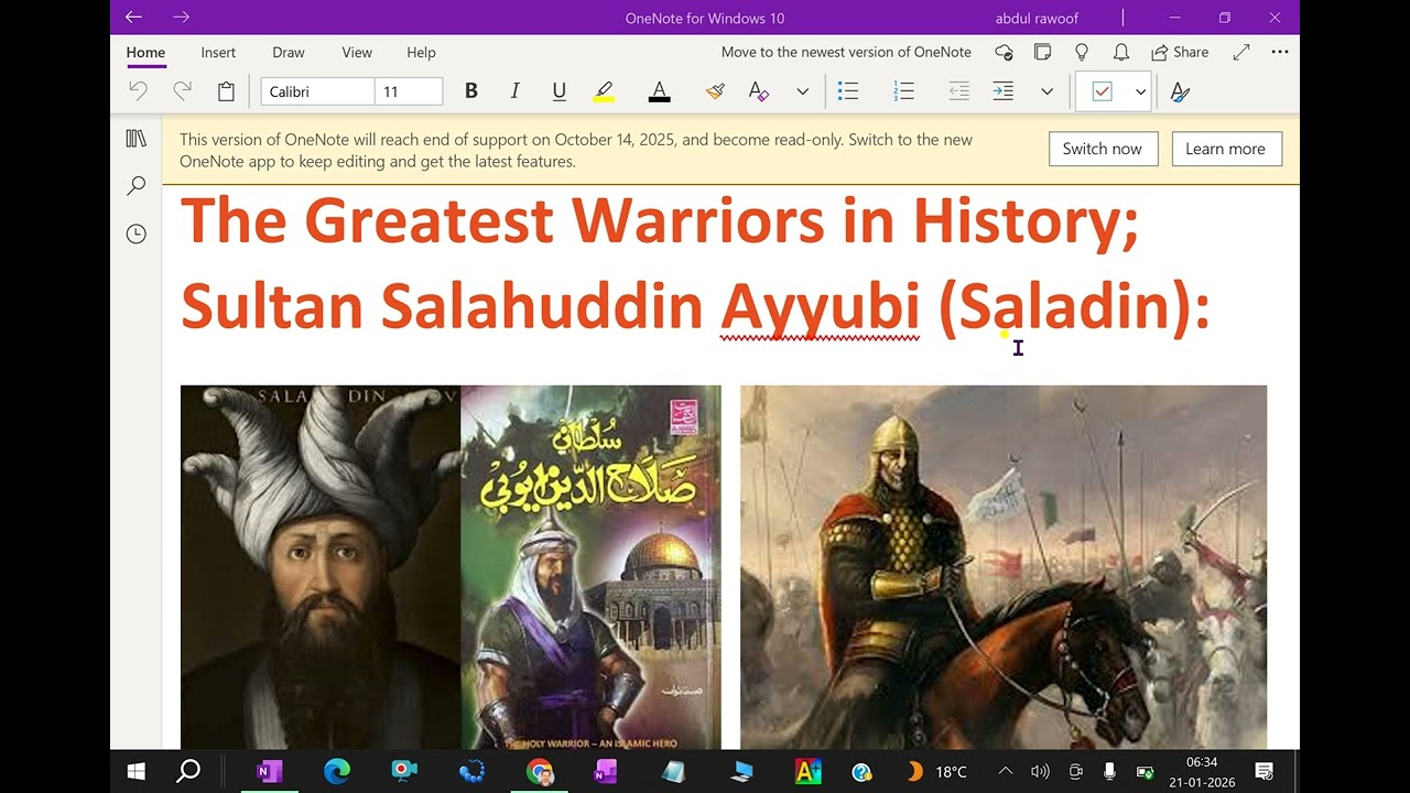 The Greatest Warriors in History: Sultan Salahuddin Ayyubi (Saladin):- 5. 