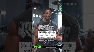 (INTENSE) as Ashton Hall realizes Ryan Garcia is trying to Press him for using “substances” 😳💔