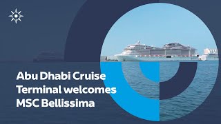Abu Dhabi Ports is proud to welcome the 6th largest cruise ship in the world!
