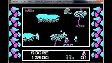 Commando MS-DOS port of NES classic