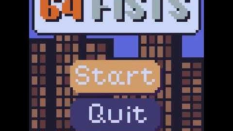 64 FISTS gameplay #LOWREZJAM 2017