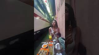 Would You Eat Here? Trains Pass Inches From Diners In Vietnam #shorts #travelfacts