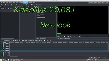 New look Kdenlive 20.08.1