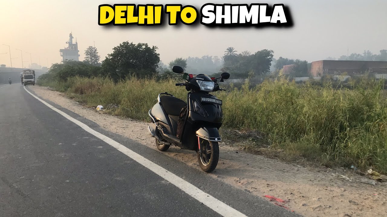 DELHI TO SHIMLA ON JUPITER SOLO 🔥