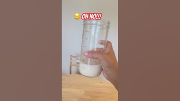 😱🥖OH NO!! Starter not rising solution. #bakingtips #sourdoughstarter #shortscreators