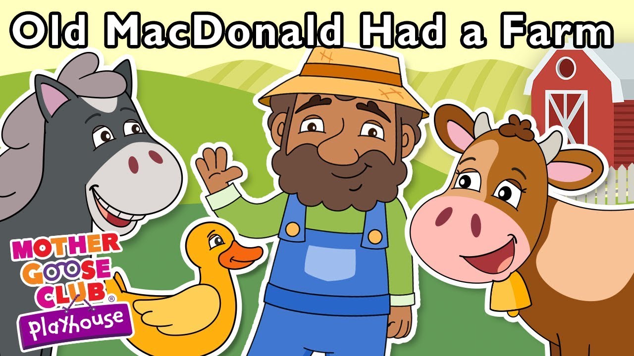Old MacDonald Had a Farm + More | Mother Goose Club Nursery Playhouse Songs & Rhymes