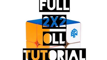 Full 2x2 OLL tutorial under 2 minutes! all 7 possible algorithems!