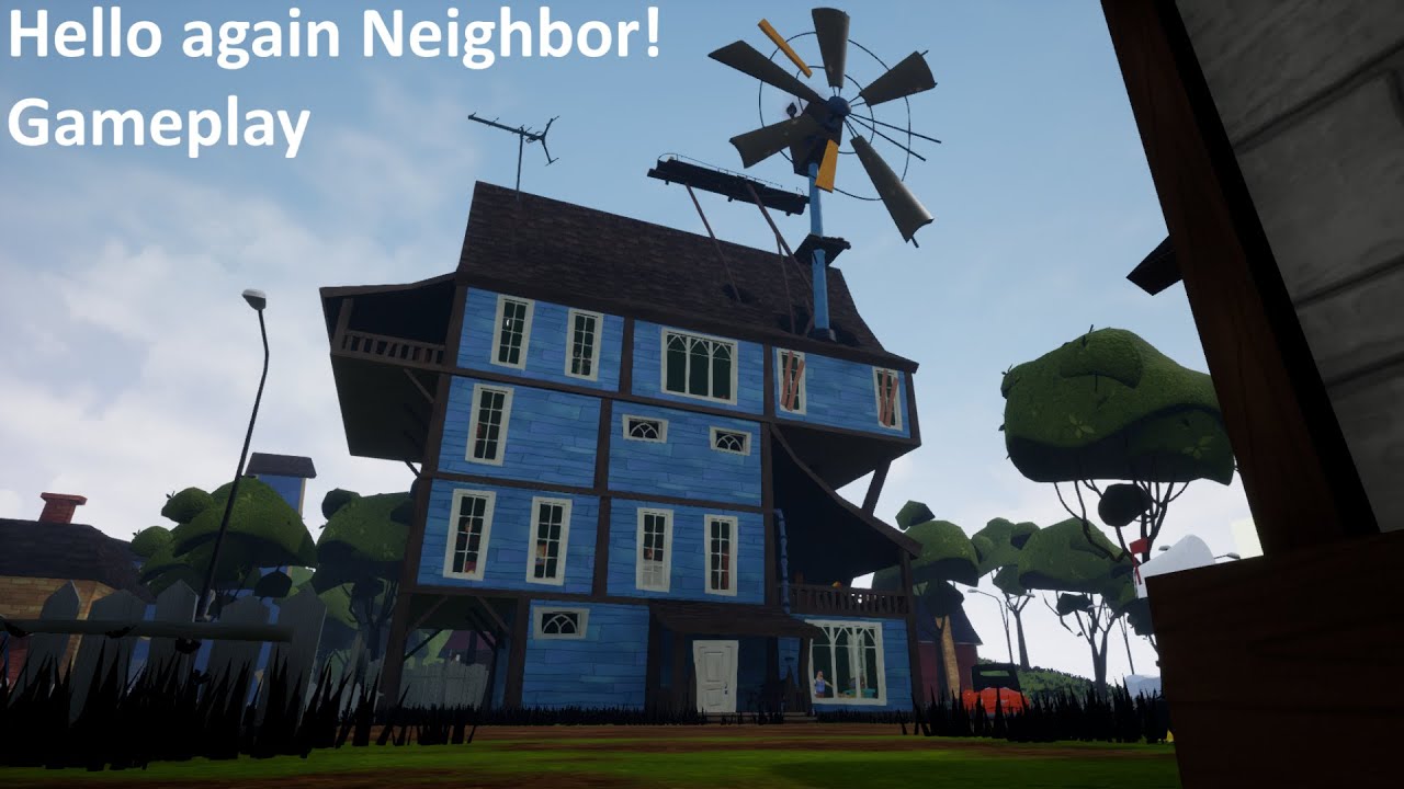 Hello Again Neighbor Gameplay Hello Neighbor Mod Youtube