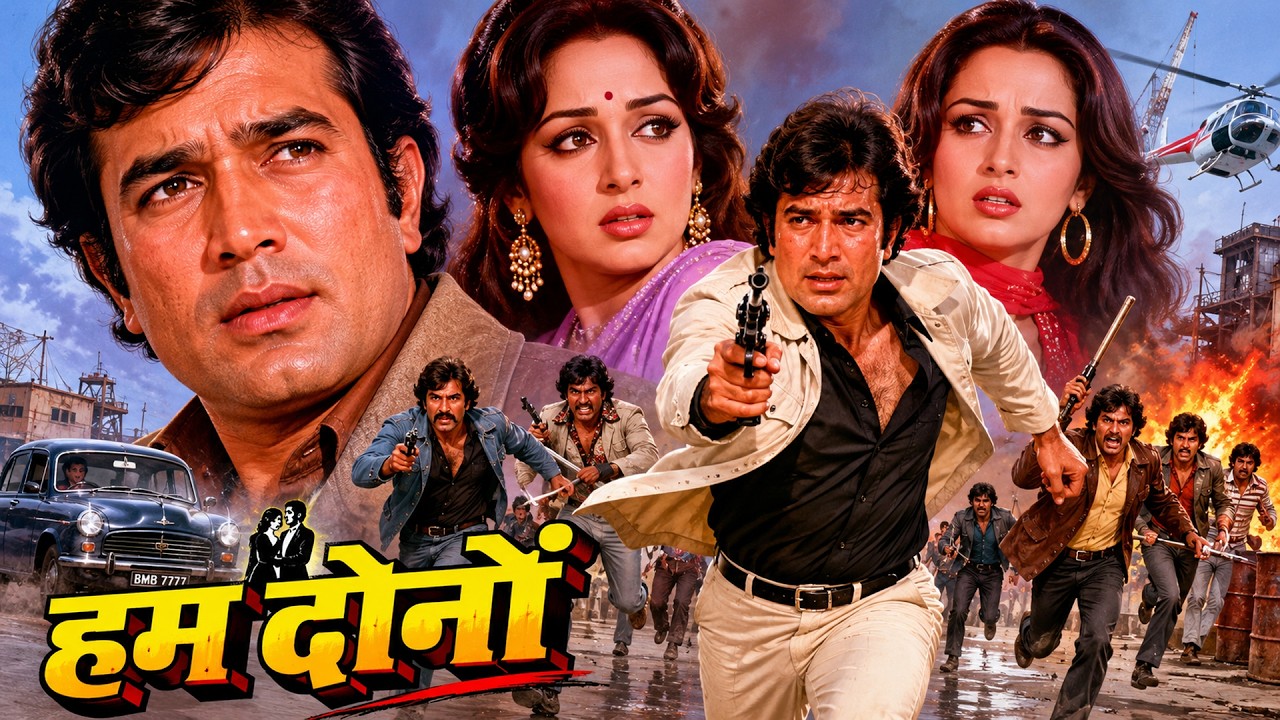 हम दोनों || राजेश खन्ना, हेमा मालिनी, रीना रॉय की धमाकेदार एक्शन फिल्म || Hindi Classic Action Movie