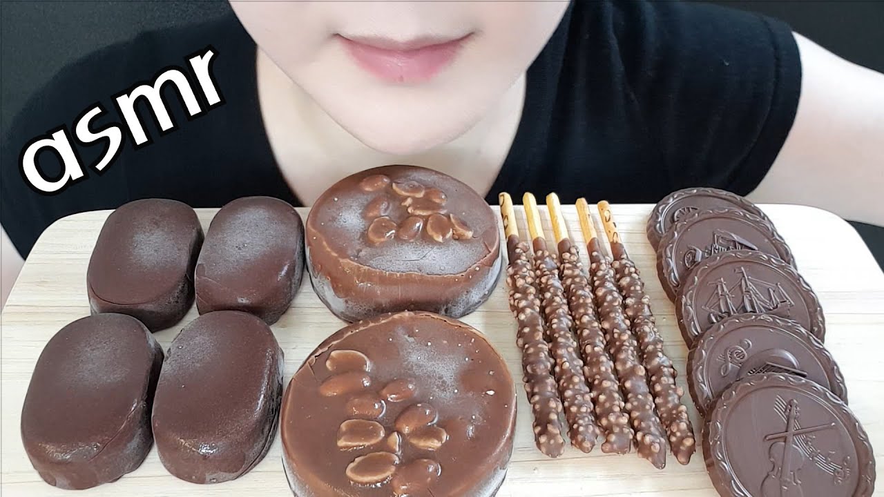 ASMR CHOCOLATE ICE CREAM DESSERTS MUKBANG EATING SOUND - YouTube