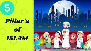 The Five Pillar's of Islam| 5 Pillar's Islam k| kids poem|rhymes for Muslim's| @Littlestars_28