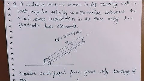 quadratic bar element problem in Finite Element Method FEM | body force vector and stresses
