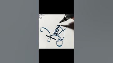 calligraphy of krishna,, #nameart #krishna #namedesign #letterdesign #writing #design #simpleart#pen