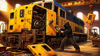 Dismantle Old Trains In This NEW Simulator — Early Playtest! screenshot 1