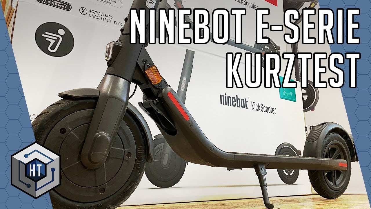 Ninebot E-Scooter Test: E45D / E25D / E22D im Vergleich & Review (Segway  Ninebot Neuheiten 2020) - YouTube