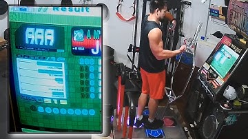 AAA Dam Dariram (NO BAR ALL DIFFICULTIES IN A ROW) + 50lb trap bar hold right after / DDR EXTREME AC