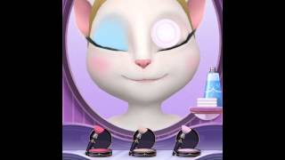 [My Talking Angela] Maybe I Should Do This Makeup Tutorial On Christmas screenshot 4