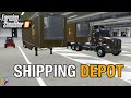 SHIPPING DEPOT WAREHOUSE IN FS19 (Transportation Pack) FARMING SIMULATOR 19