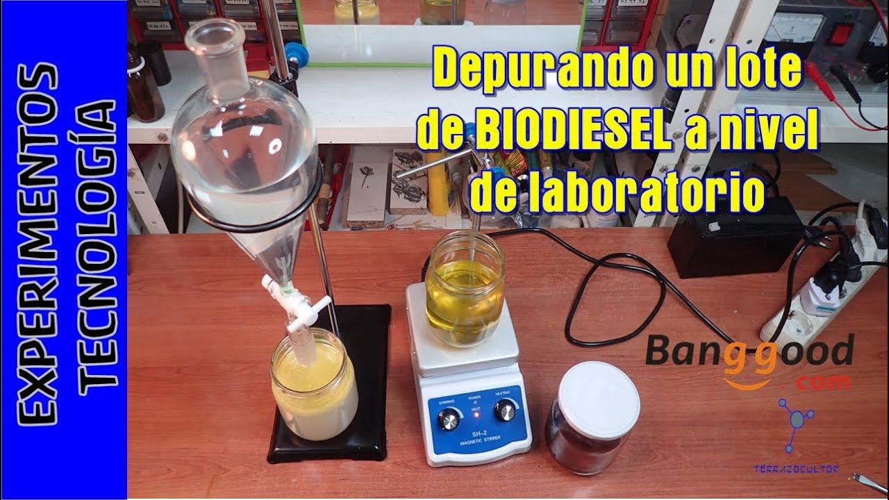 DEPURANDO un lote de #BIODIESEL