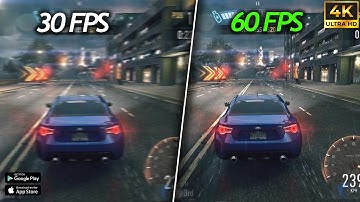 NFS NO LIMITS (IOS) - 30 FPS VS 60 FPS Comparison [ 4K Resolution - iPhone 11 Pro Max