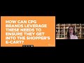 E-Commerce for CPG Webinar