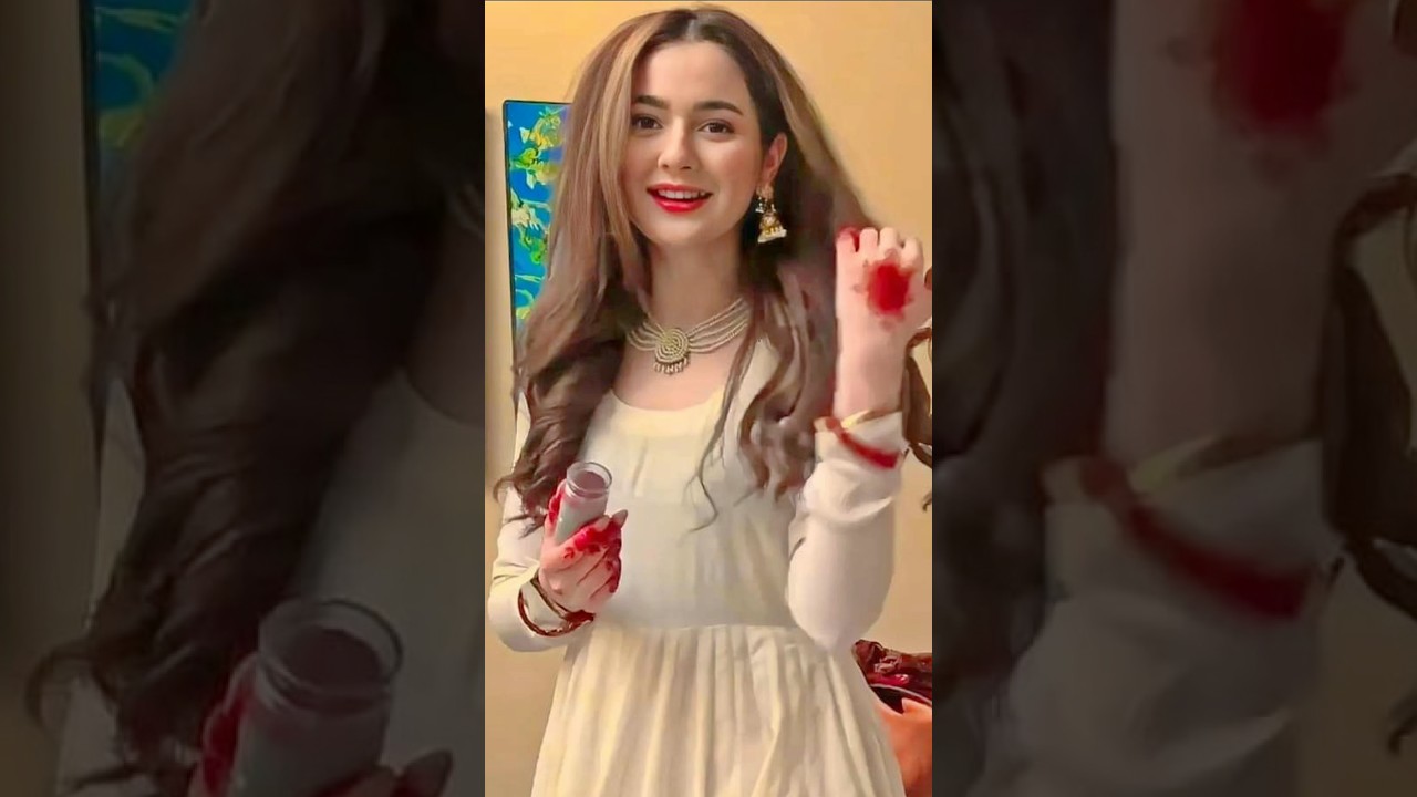 Pakistani actress hania amir dress design look 😍