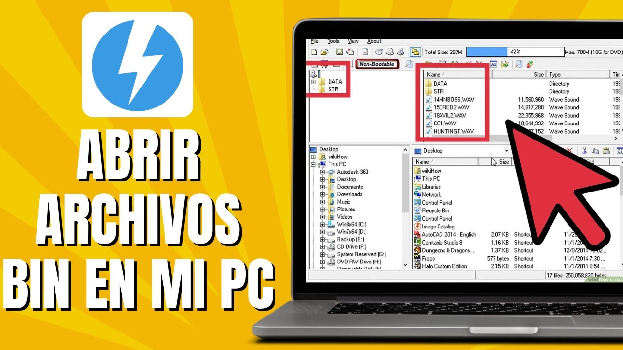 Cómo ABRIR Archivos BIN En Mi PC