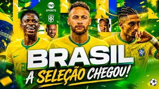 Download lagu BRASIL A SELEÇÃO CHEGOU - VINI JÚNIOR, RAFINHA, ALISSON, BRASIL - ( ARROCHADEIRA ) #copadomundo