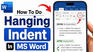 How To Do Hanging Indent In MS Word (2026)