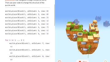 Swift Playground : Floating Islands