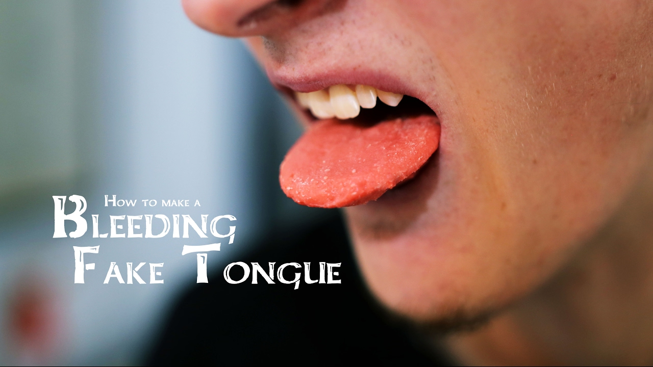 How Do You Fix A Burnt Tongue How to make a Bleeding Fake Tongue - YouTube