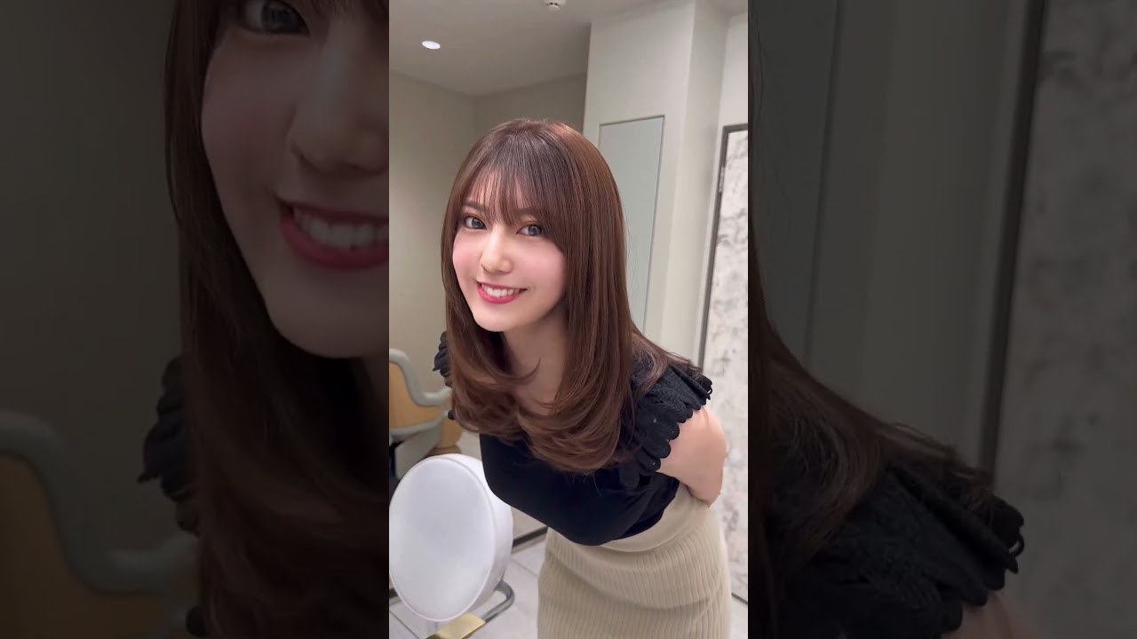 美容室の個室で🙈　