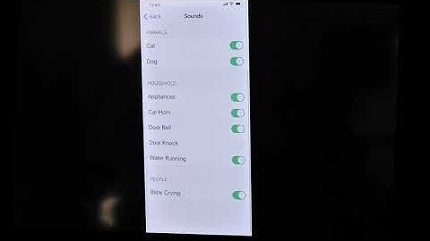 Sound Recognition iOS14