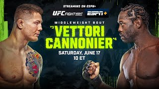 UFC VEGAS 75 LIVE VETTORI VS CANNONIER LIVESTREAM &amp; FULL FIGHT NIGHT COMPANION