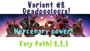 Variant #8 1.1 Easy path with Domino and Hitmokey - Marvel Contest of Champions