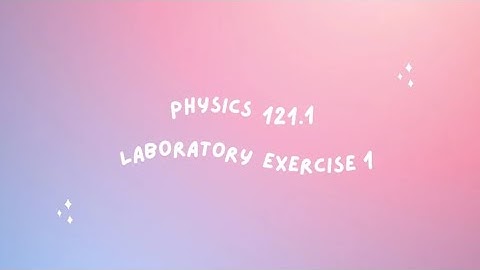 Laboratory Exercise 1