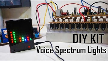 DIY Kit Level Indicator  Voice Spectrum Lights - ICSTATION